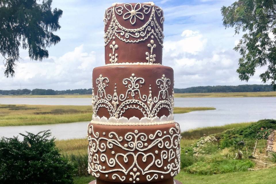 Chocolate Wedding Cake