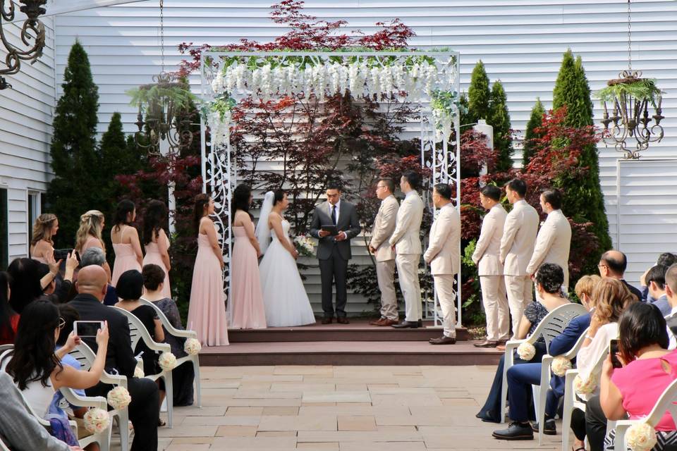 Outdoor ceremony