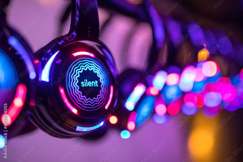 Silent disco 25 headsets