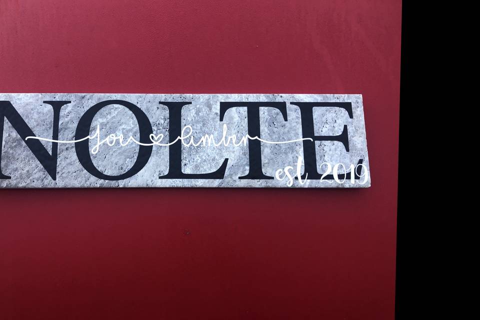 Quartz Name Tile