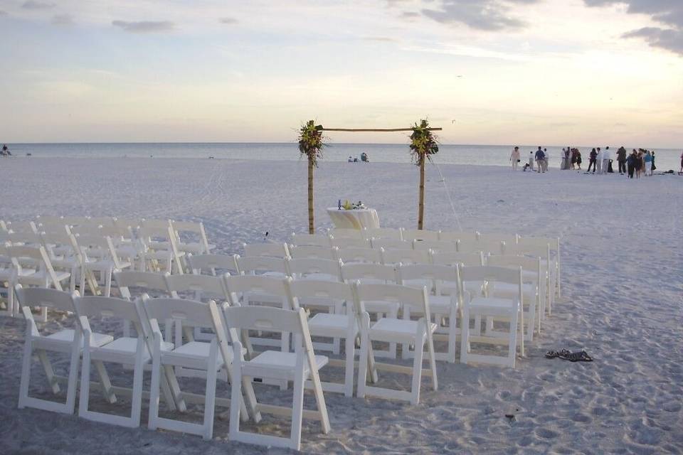 Beach wedding