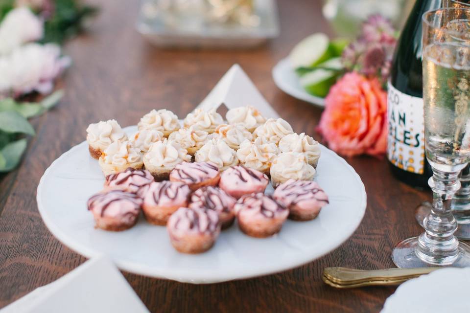 Dandelion Cheesecakes