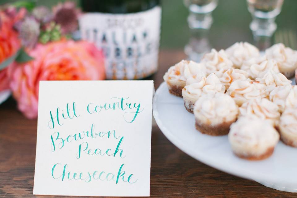 Dandelion Cheesecakes