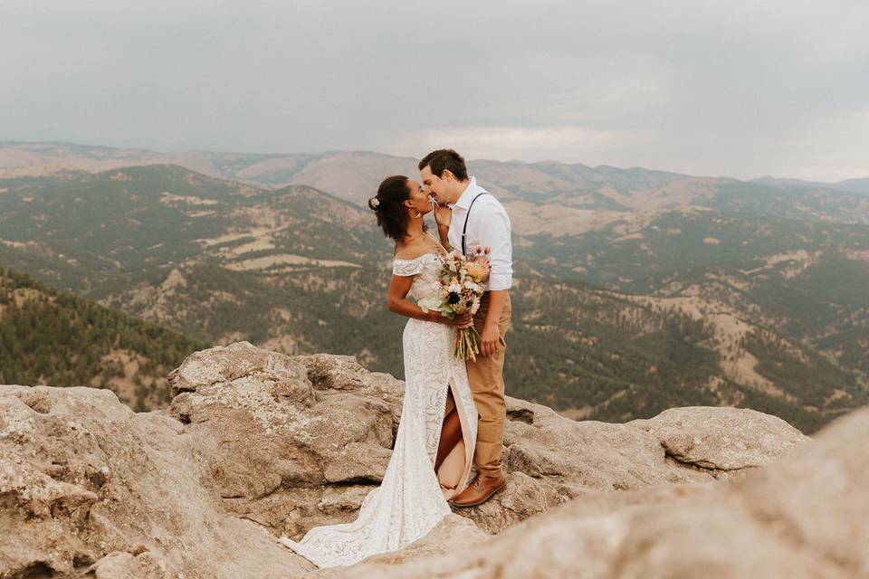 Boulder adventure elopement