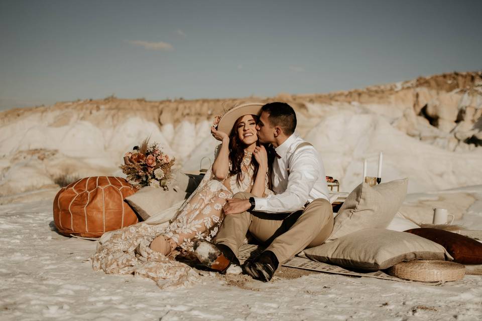 Painted Mines Elopement