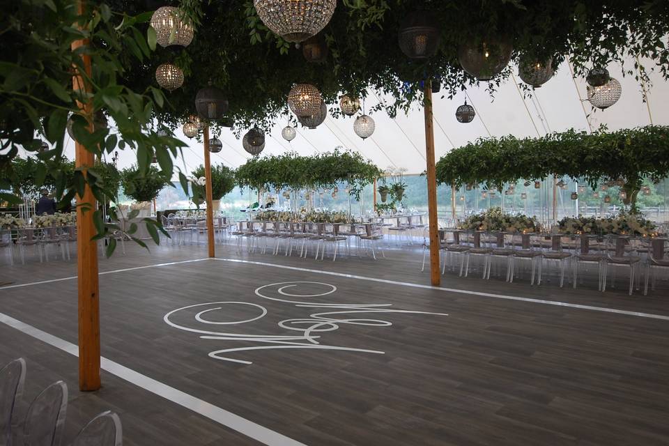 Elegant dance floor