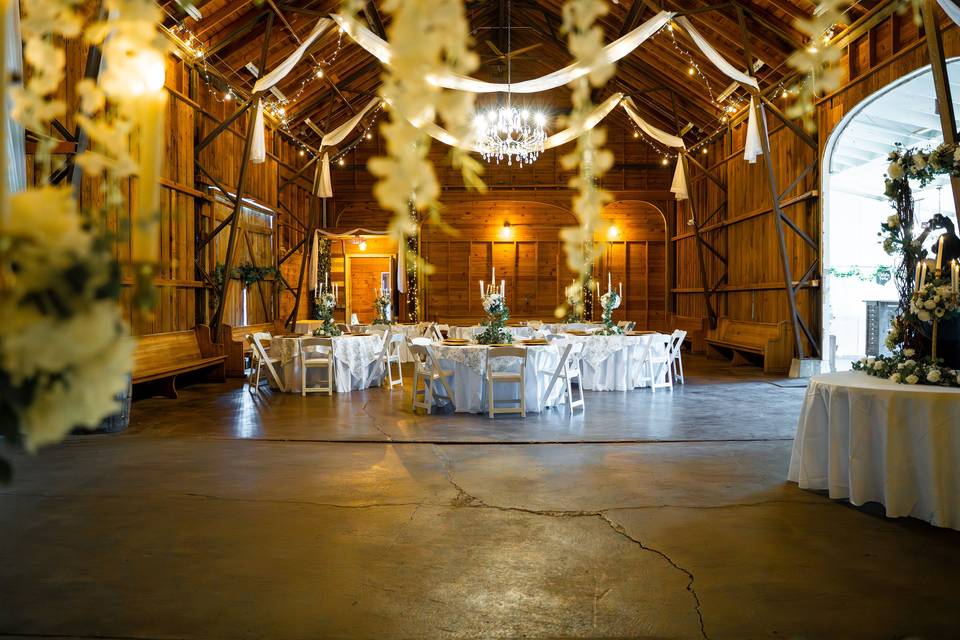 Back of barn