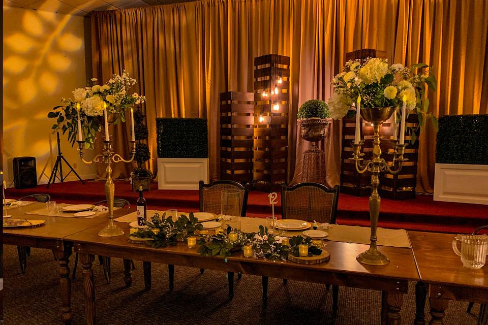 Greek Wedding Head Table