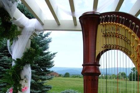 Wedding Ceremony at Bowling Green Golf Club in Front Royal, Virginia