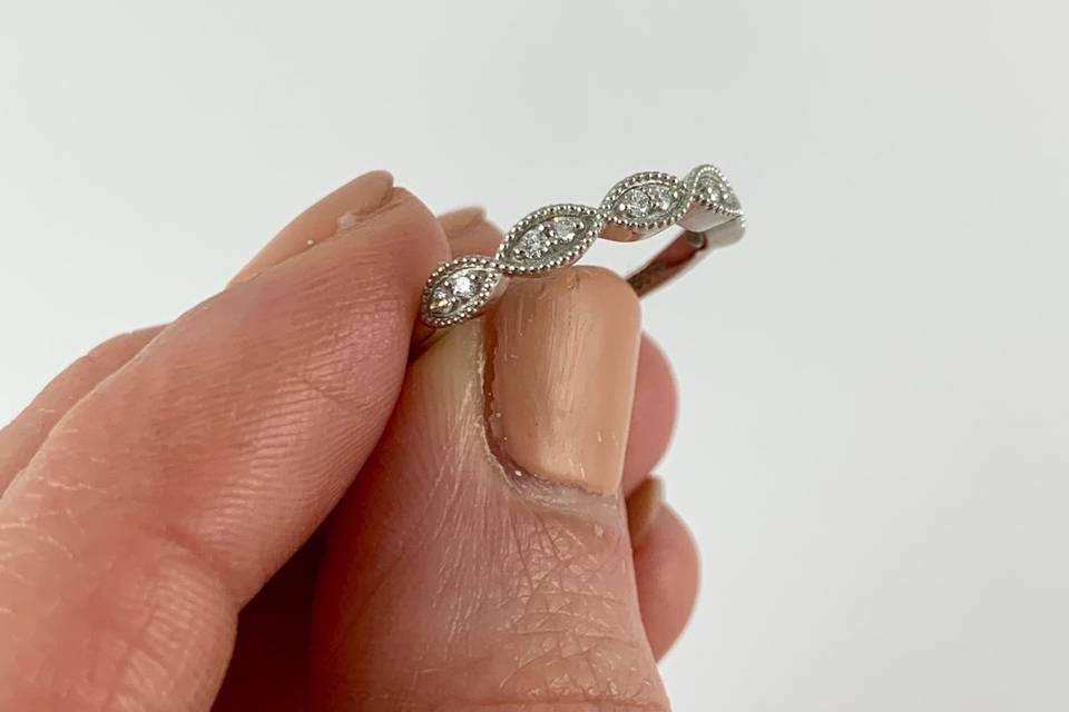 Custom wedding band