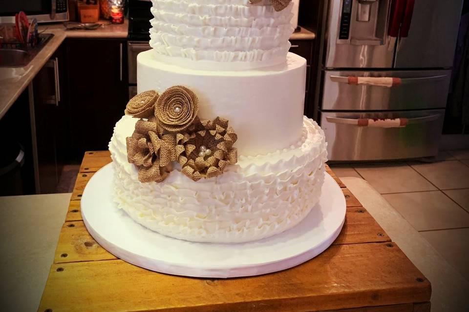 Buttercream Wedding Cake