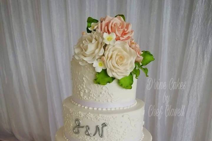 Buttercream Wedding Cake