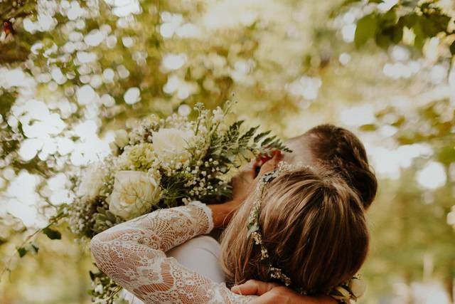 Intimate hug