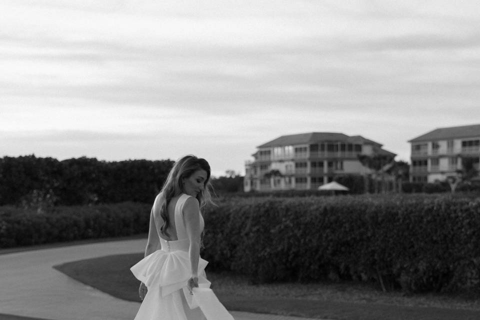 Editorial bridal portrait