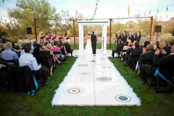 Custom Dance Floor by Encore! Creative.