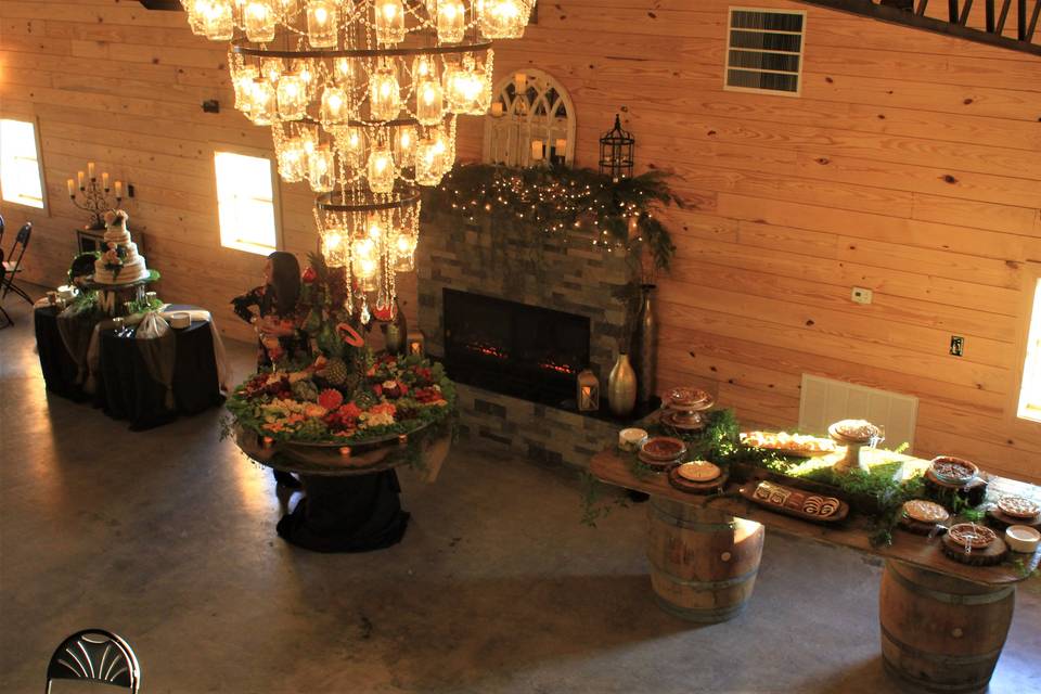 Fireplace and setup