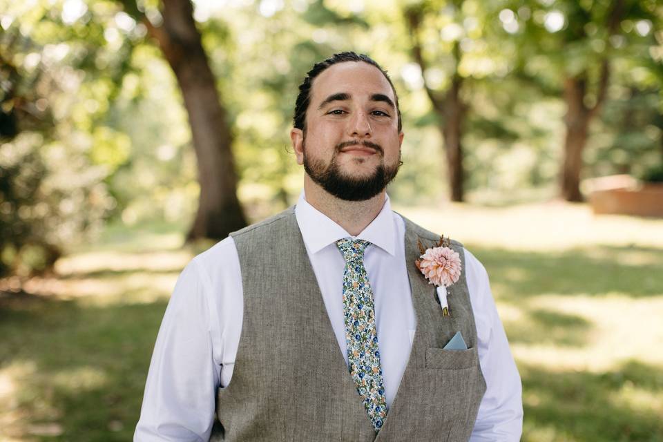 Grooms boutonniere