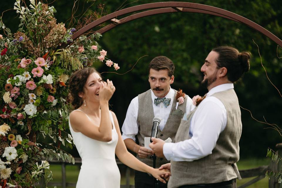 Ceremony full of laughs