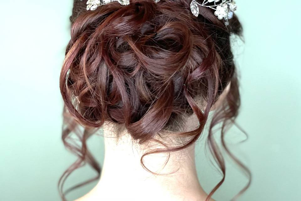 Bridal hair