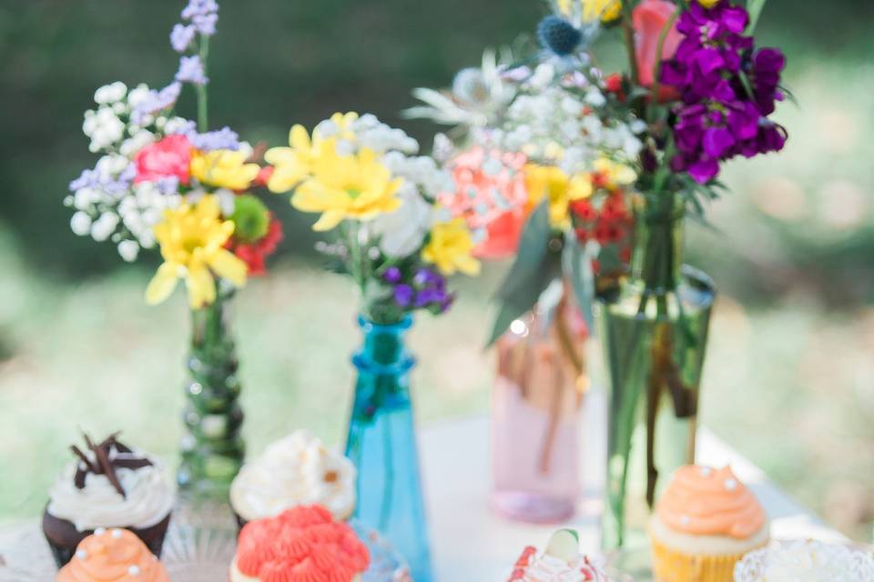 Wedding cupcakes