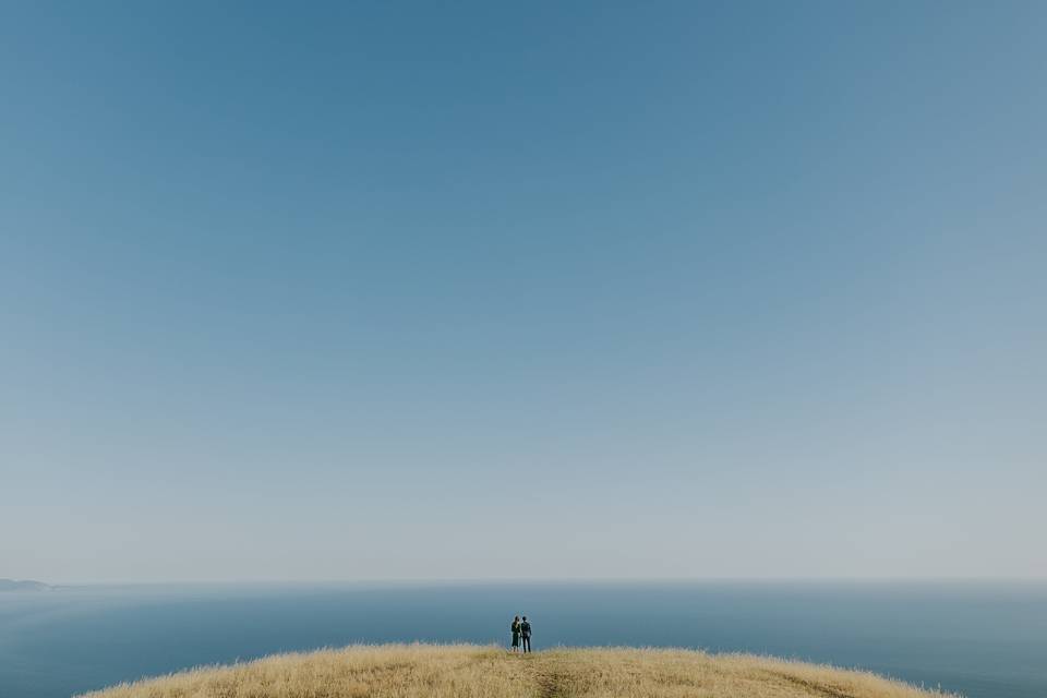 Couple walking