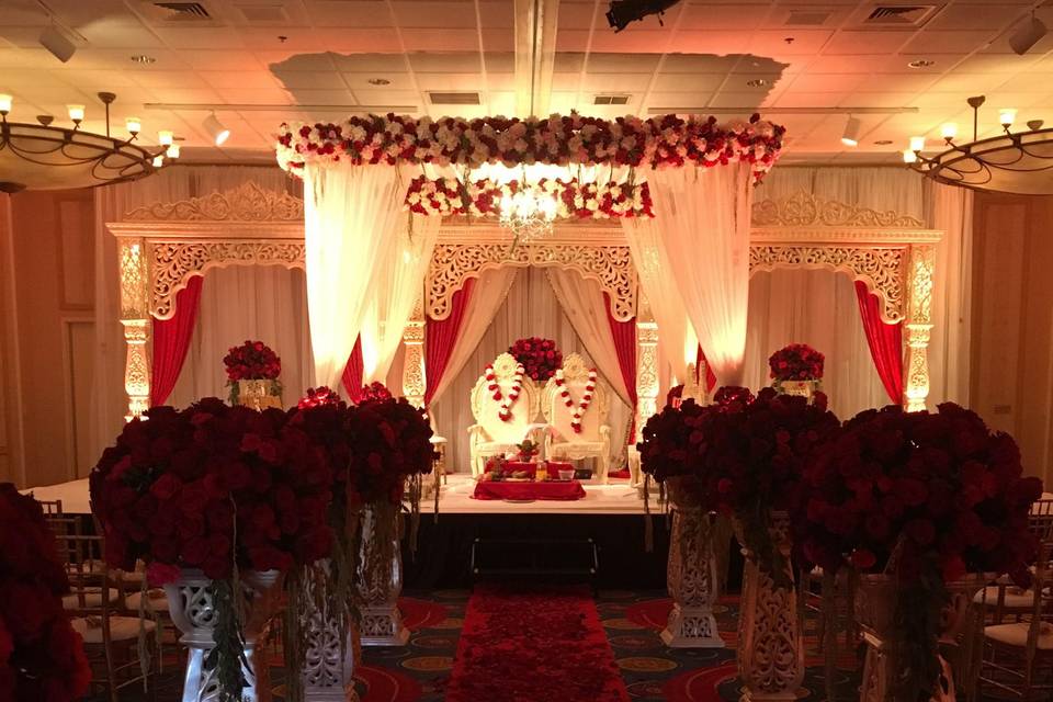 Grand Ballroom Indian Wedding