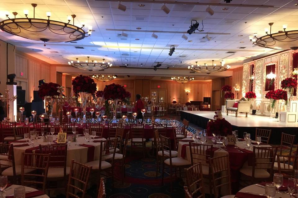 Grand Ballroom Indian Wedding