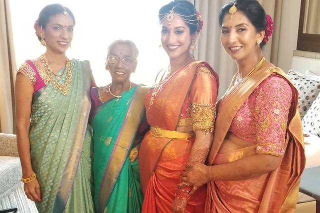 South Indian bride braid