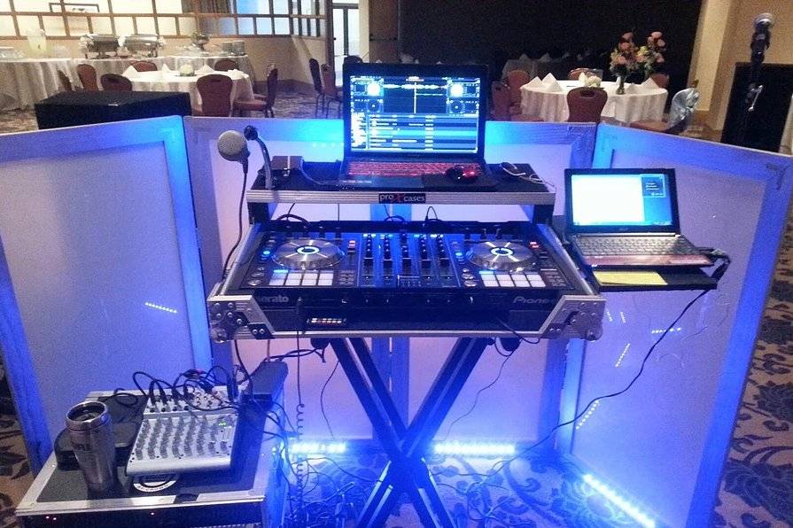 DJ setup