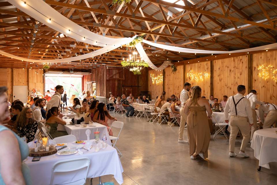 Reception barn