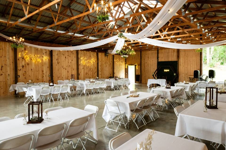 Reception barn