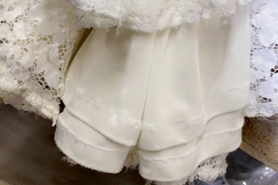 Wedding gown details