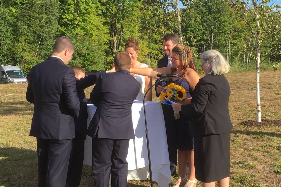 Warner, NH Ceremony