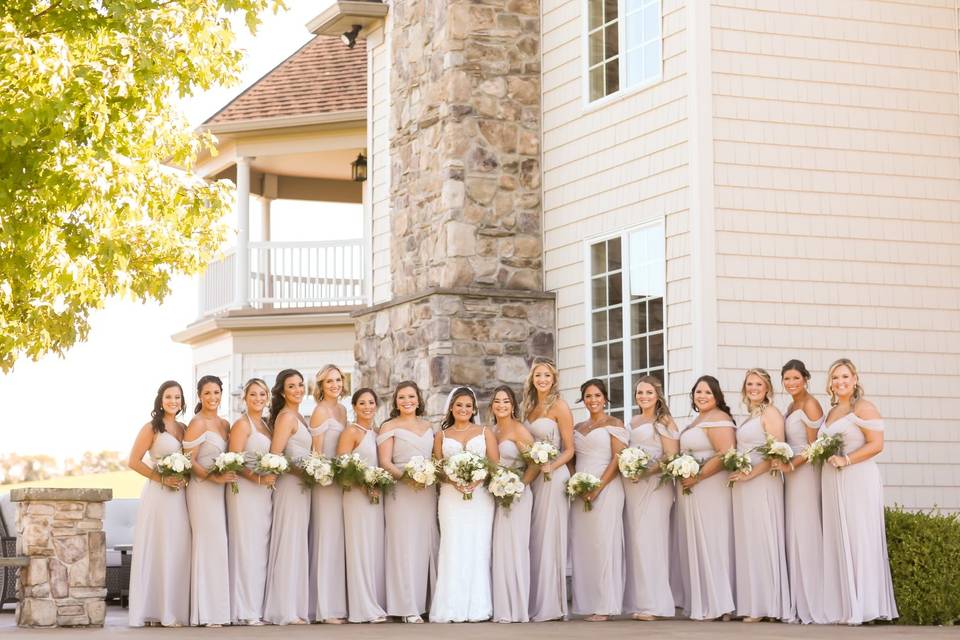 A few bridesmaids. Lol
