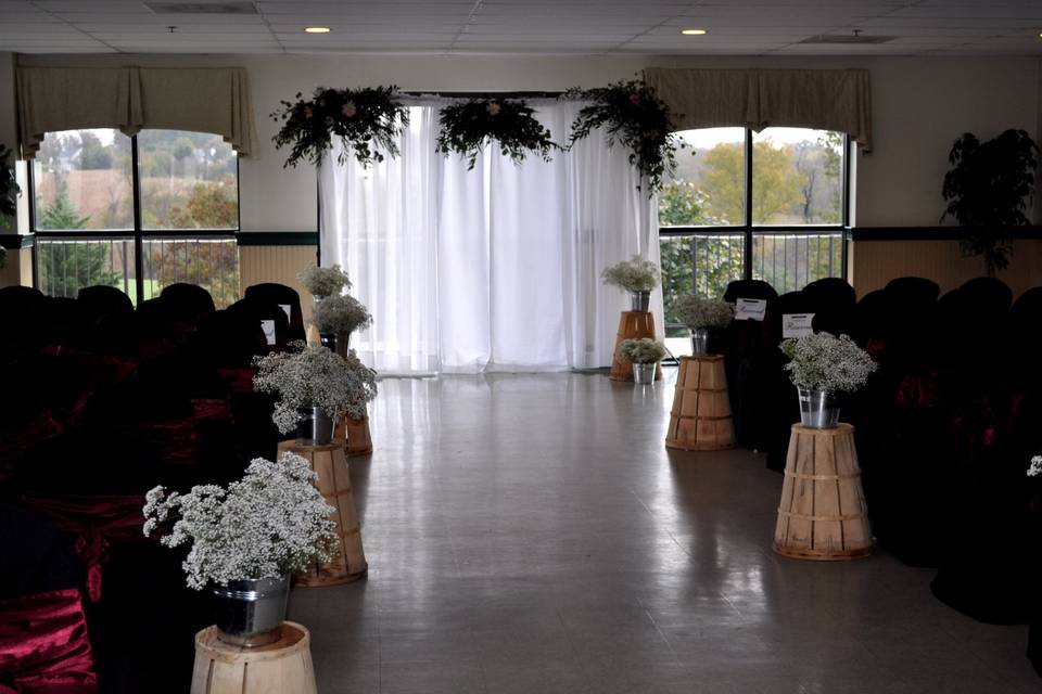 Indoor ceremony