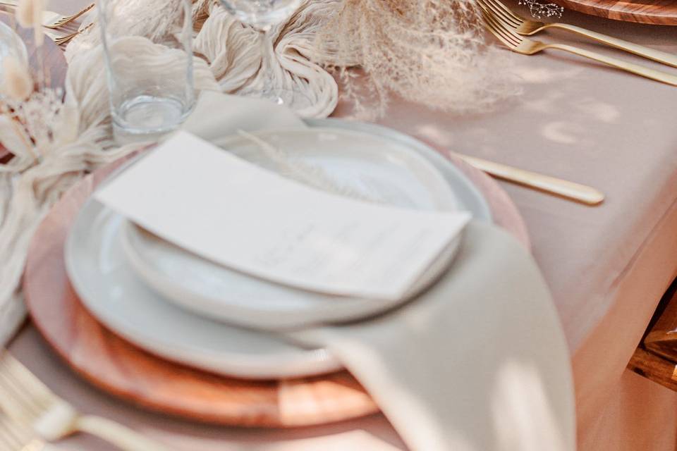 Bridal Table Florals