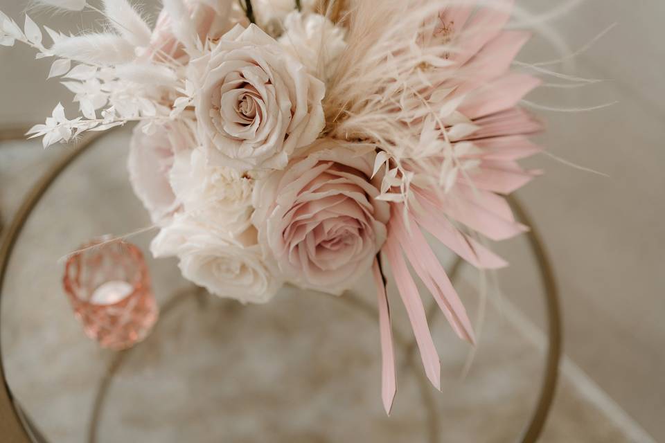 Blush and Cream Florals