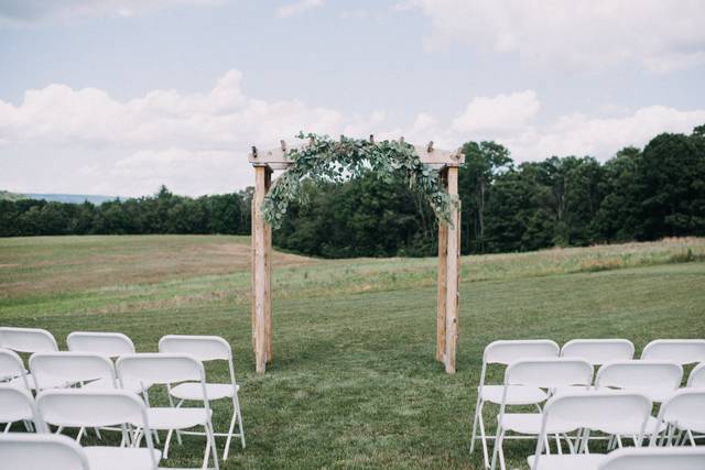 Outdoor wedding venue