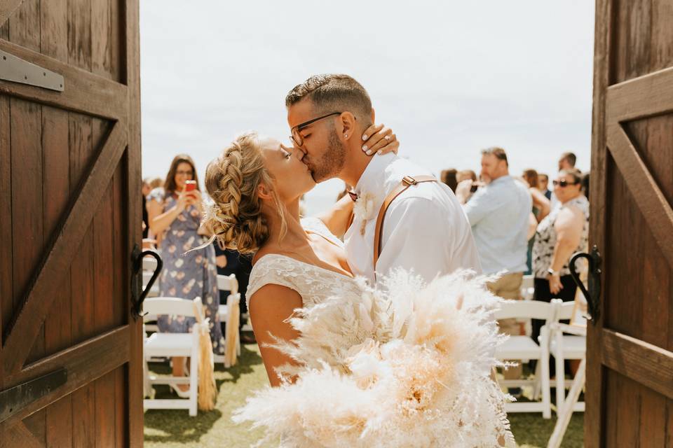 Oceanfront ceremony