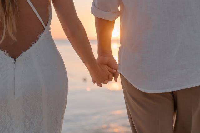 Sunset vows