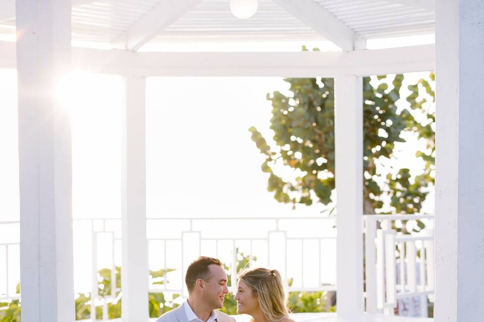Romantic sunset