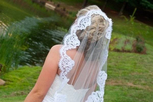 mantilla veil - elbow, fingertip or cathedral length