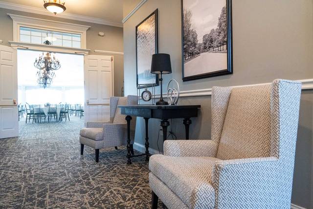 The Vista entrance seating