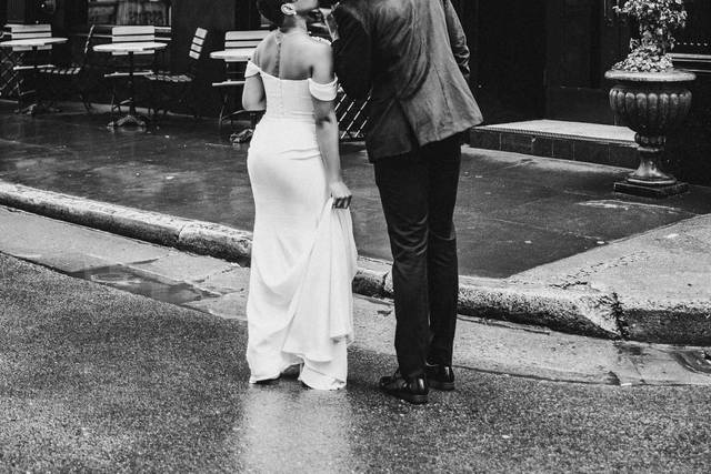Couple after city hall