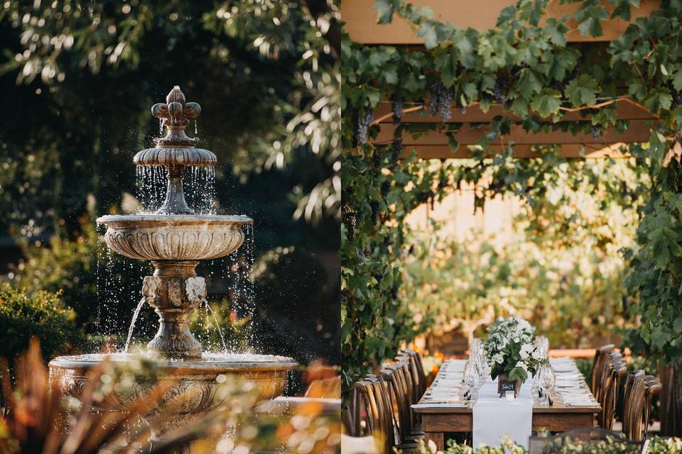 Outdoor fountain