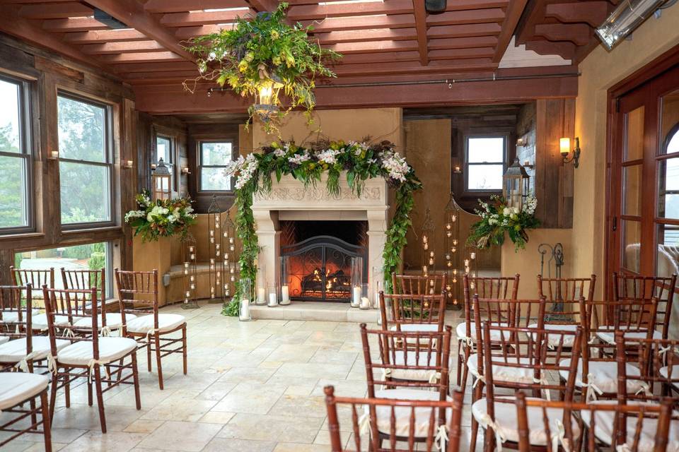 Indoor ceremony space