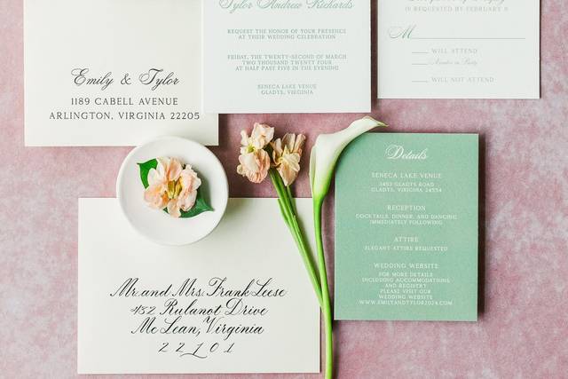 Invitation Flat Lay