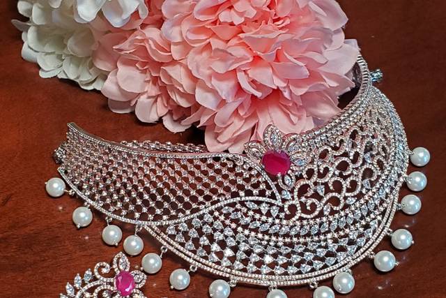 CZ Wedding Set