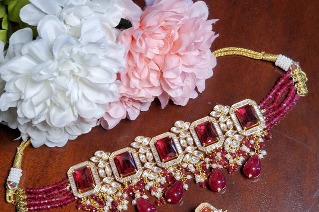 Marudhara Polki Wedding set