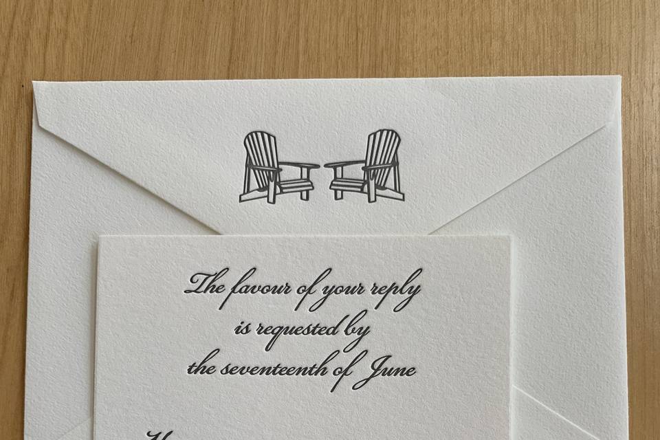 Reply Set - LETTERPRESS